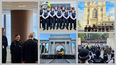 Officers Support State Funeral Of Hm The Queen West Mercia Police