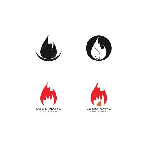 Premium Vector Fire Logo Vector Template Design