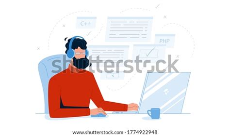 3 Cartoon Software Engineer Wearing Glasses Royalty-Free Photos and ...