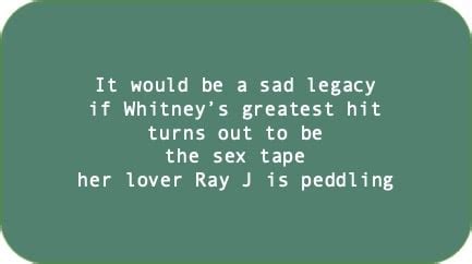 Whitney Houston Sex Tapes The IPINIONS Journal