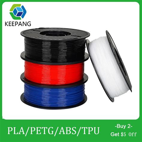 1KG 1 75mm 3D Yaz C Filament 2 2LBS Plastik PETG PLA ABS TPU Filament