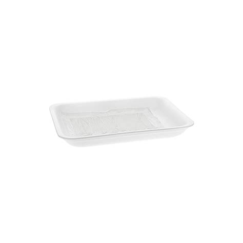 4p Polystyrene Foam Extra Heavy Processor Tray With Sap Pad Pactiv