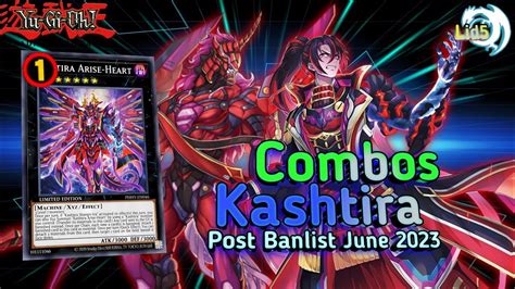 Yu Gi Oh Combo Kashtira Post Banlist June Replay Decklist