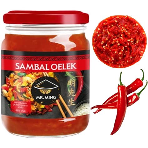 Sos Sambal Oelek Pasta Ostry Przecier Z Chili G Mr Ming Sklep