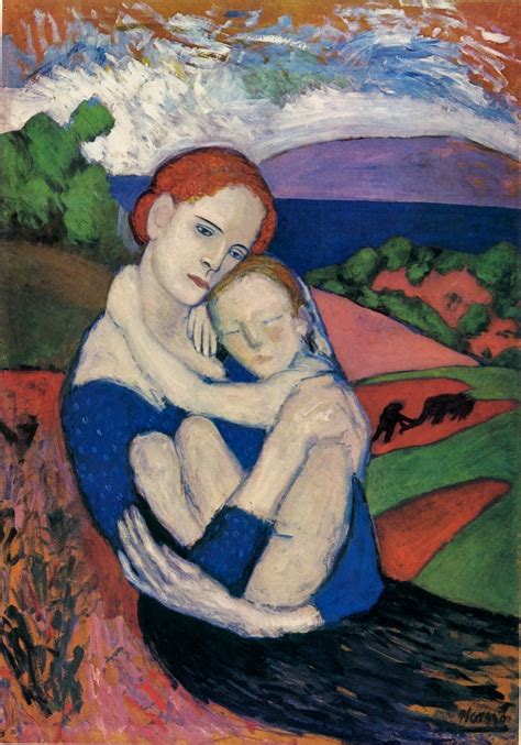 Pablo Picasso Mere Et Enfant La Maternite Picasso