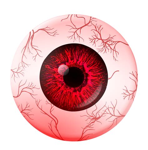 Red zombie eye ball badge button zazzle – Artofit