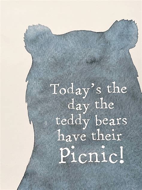 Teddy Bear Picnic Printable Instant Download - Etsy