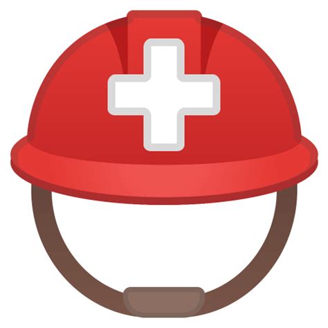 Rescue Workers Helmet Icon Noto Emoji Clothing Objects Iconpack