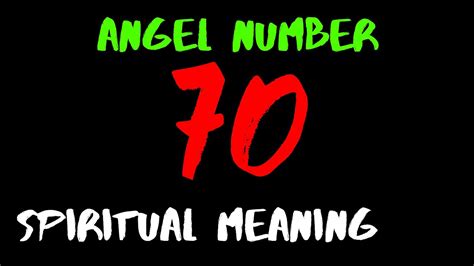 Angel Number 70 Spiritual Meaning Of Master Number 70 In Numerology