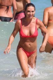 Lisa Clarke In A Red Bikini At Tamarama Beach In Sydney CelebMafia