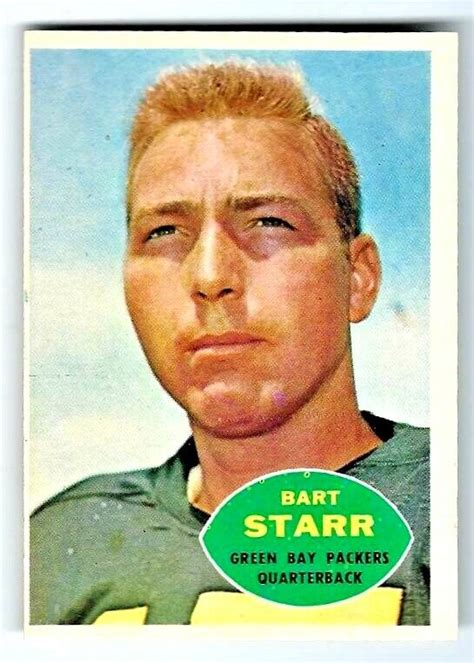 Topps Bart Starr Nrmt Mt Packers Orignal Vintage Ebay