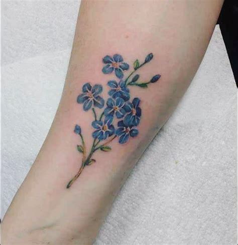 60 Forget Me Not Tattoo Ideas