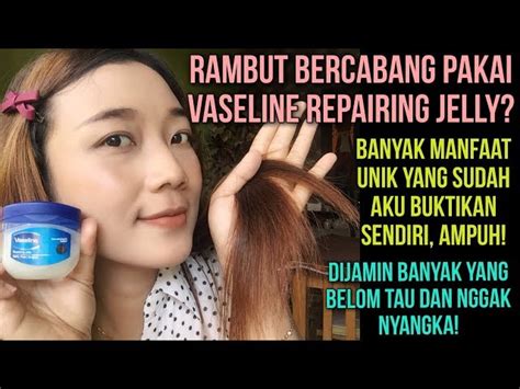 Temukan Manfaat Vaseline Untuk Rambut Yang Jarang Diketahui Biotifor