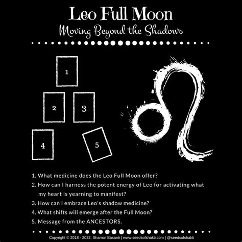 Leo Full Moon Tarot Reading Jason Crane