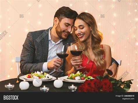 Romantic Dinner Happy Image And Photo Free Trial Bigstock