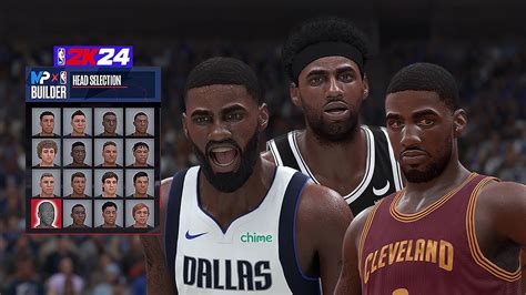 NBA 2K24 Kyrie Irving Face Creation ALL VERSIONS YouTube