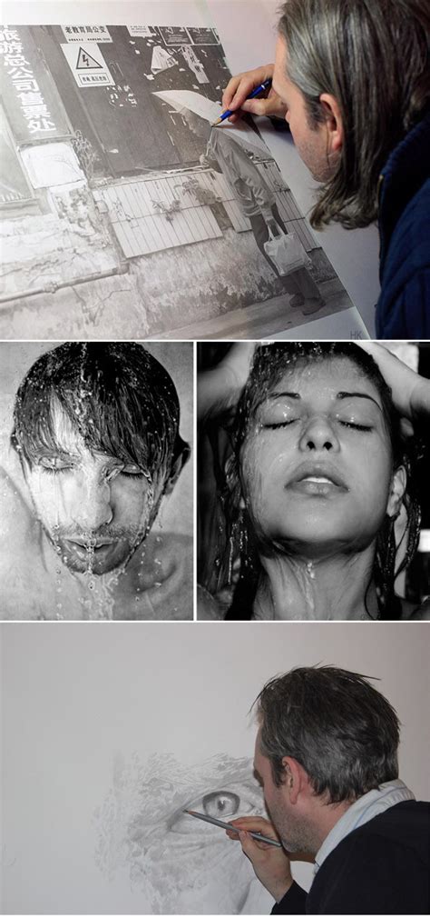 Paul Cadden Artist Paul Cadden Artist At Work Cool Pencil Drawings