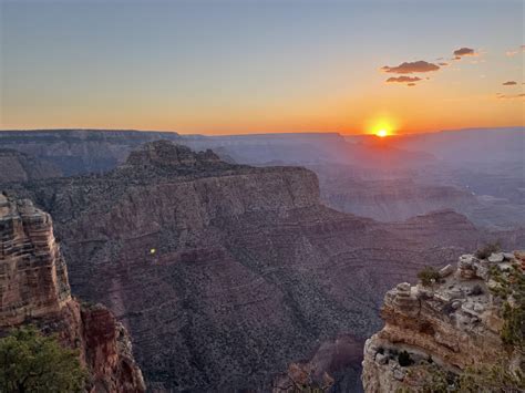 Sunset Over The Grand Canyon At Moran Point R Pics