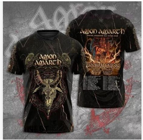 New Shirt Amon Amarth Heidrun Over Europe Tour D T Shirt Ebay