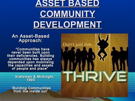 Asset Based Community Development Presentation 2012