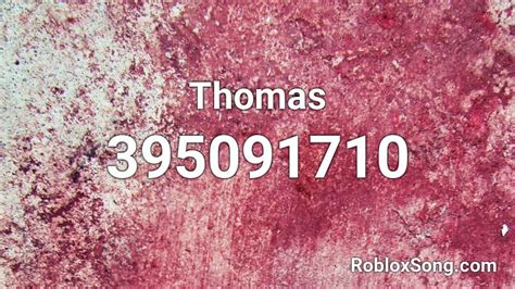 Thomas Roblox Id Roblox Music Codes