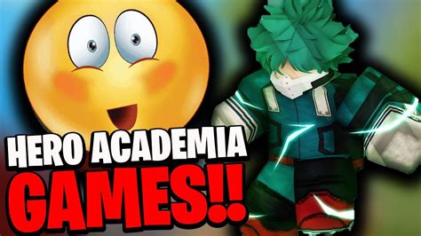 Top 9 My Hero Academia Games On Roblox Youtube