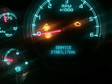 Stabilitrak control/check engine lights | Chevy Colorado & GMC Canyon