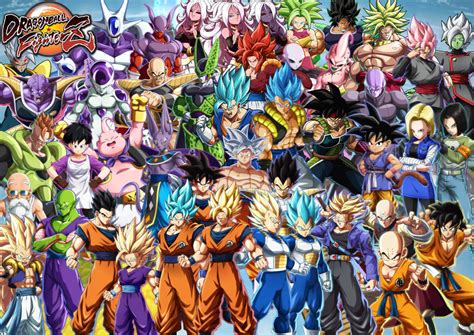 Dragon Ball FighterZ all characters so far by SuperSaiyanCrash on ...