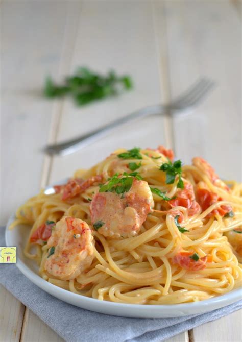 Spaghetti Cremosi Ai Gamberi Gustoso Primo Piatto Facile E Molto Sfizioso