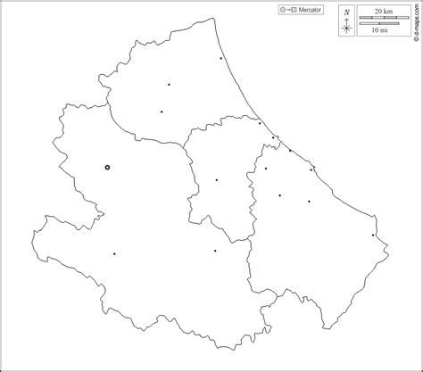 Abruzzo Mappa Gratuita Mappa Muta Gratuita Cartina Muta Gratuita