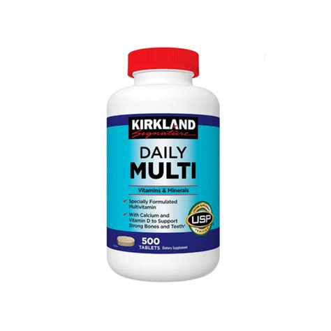 Kirkland Signature Daily Multi Vitamins And Minerals 500 Tablets Harveytoshop