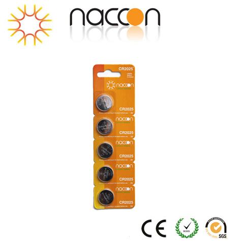 Cr2025 3V 150mAh Lihtium Button Cell Battery - Cr2025 and Cr2025 3V ...