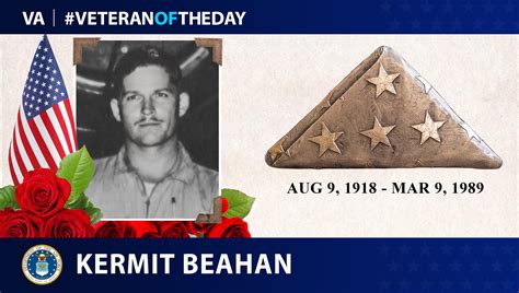 VeteranOfTheDay Army Air Corps Veteran Kermit Beahan VA News