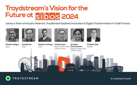 Traydstream At Sibos Redefining The Future Of Trade Finance