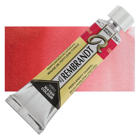 Rembrandt Artist Watercolors Perylene Red Deep Ml Tube Blick