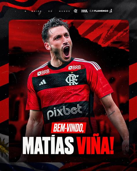 Flamengo anuncia a contratação do lateral esquerdo Matías Viña ex Roma