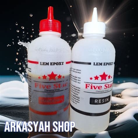 Jual Lem Five Star Epoxy Hardener Resin Fs Kg Lem Kayu Lem