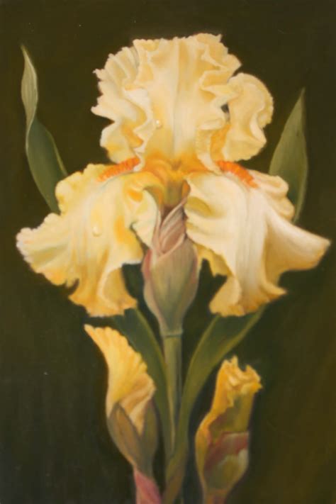 negativespace: The Yellow Iris Painting