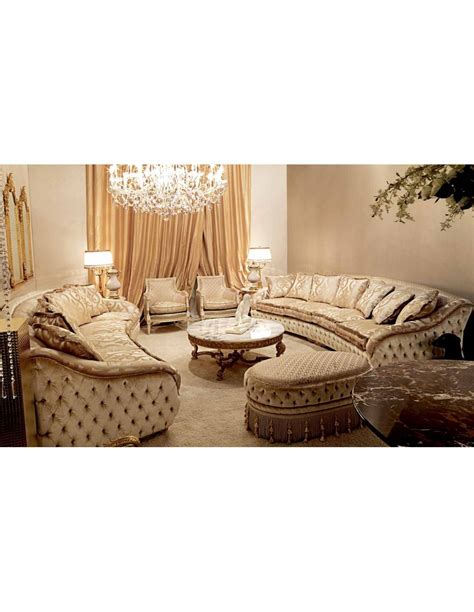 High End and Elegant Plush Living Room Furniture Set