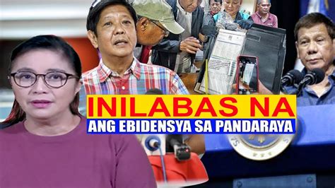 Nakakagulat Na Balita Pres Duterte Leni Kinakabahan Na Sa Ebidensya