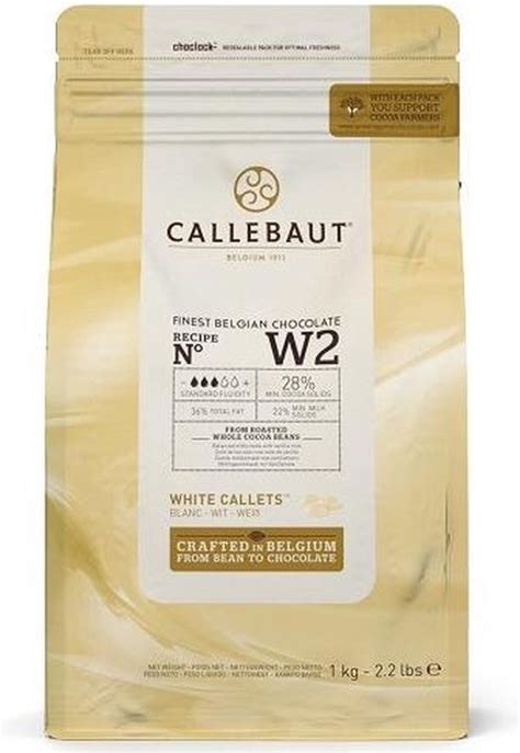 Callebaut Chocolade Callets Wit 1 Kg Bol