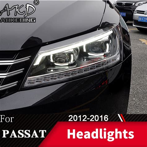 Head Lamp For Vw Passat B7 2012 2016 Passat Us Headlights Fog Lights