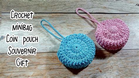 Crochet Minibag Crochet Souvernir Dompet Rajut English Pattern