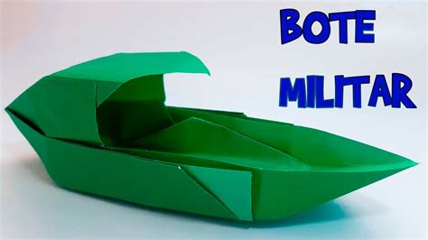 Como Hacer Barco Militar De Papel Origami Facil Mi Denali YouTube