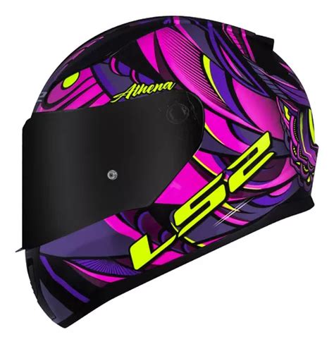 Capacete Ls Ff Rapid Athena Rosa Roxo Lan Amento Parcelamento Sem