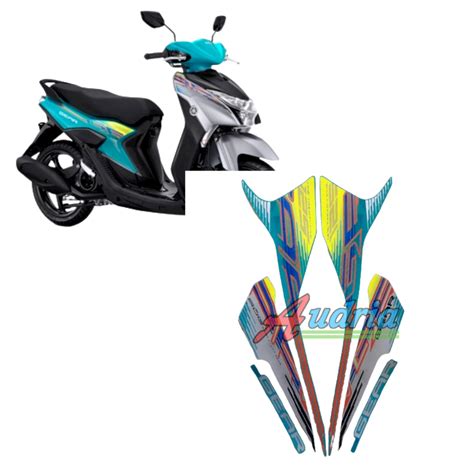 Jual Striping Stiker Body Motor Yamaha Gear Tosca Standar