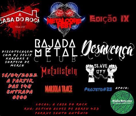 Metallstein Banda Inicia Abril Tudo E J Confirma Dois Grandes