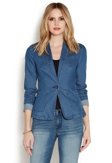 Denim Blazer Shoedazzle