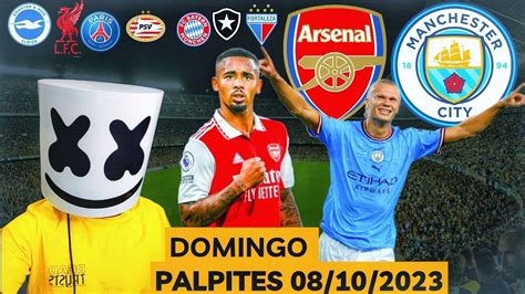 Palpites De Futebol Para O Dia 08 10 2023 Domingo Bilhete Pronto