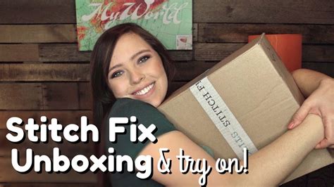 Stitch Fix Unboxing Try On YouTube